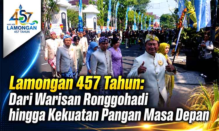Pawai meriah HUT Lamongan ke