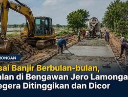 Pemkab Lamongan Mulai Rehabilitasi Jalan Rusak Pasca Banjir Bengawan Jero, Tiga Titik Jadi Prioritas