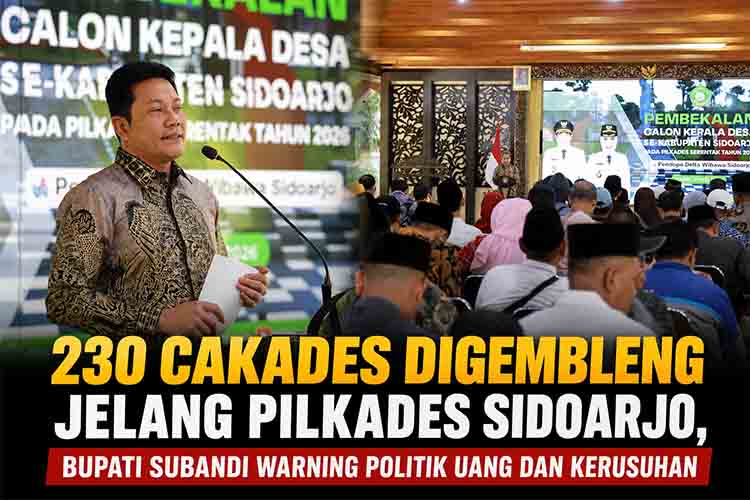 Pembekalan calon kepala desa Sidoarjo