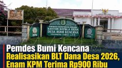 Pemdes Bumi Kencana Salurkan BLT Dana Desa 2026, Enam KPM Terima Rp900 Ribu MDN