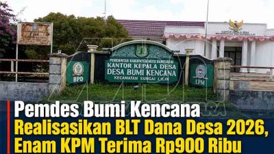 Pemdes Bumi Kencana Salurkan BLT Dana Desa 2026, Enam KPM Terima Rp900 Ribu MDN