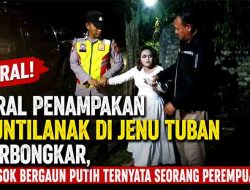 Viral Penampakan Kuntilanak di Jenu Tuban Terbongkar, Sosok Bergaun Putih Ternyata Seorang Perempuan