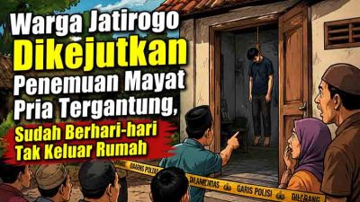 Geger Pagi Hari di Tuban! Pria dengan Riwayat Gangguan Jiwa Ditemukan Tewas Tergantung di Dalam Kamar