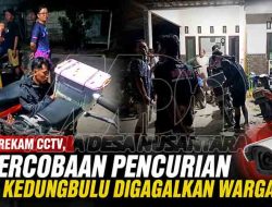 Terekam CCTV, Percobaan Pencurian di Kedungbulu Digagalkan Warga