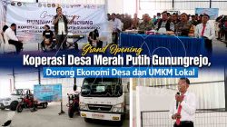 Grand Opening Koperasi Desa Merah Putih Gunungrejo, Dorong Ekonomi Desa dan UMKM Lokal