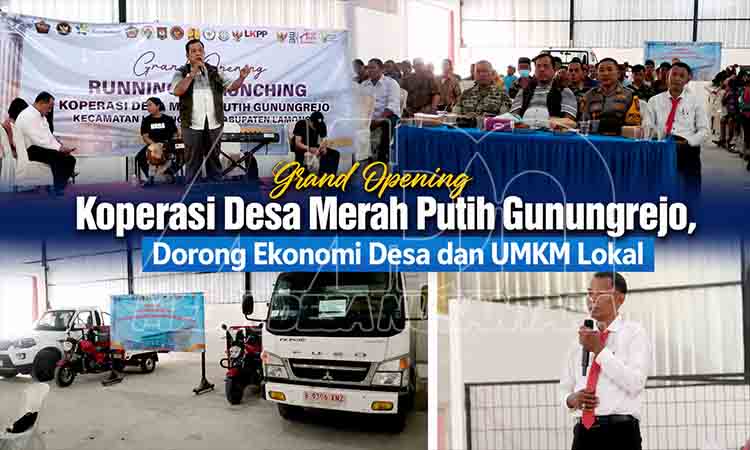 Peresmian Koperasi Desa Merah Putih MDN