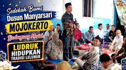 Sedekah Bumi Dusun Manyarsari Mojokerto Berlangsung Meriah, Ludruk Hidupkan Tradisi Leluhur