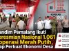 Dandim Pemalang Ikuti Peresmian Nasional 1.061 Koperasi Merah Putih, Siap Perkuat Ekonomi Desa