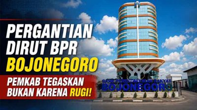 Tolong buatkan berita untuk media online MDN, dan 3 judul beritanya yang Bombastis, serta buat juga 5 Tag yang kuat agar dapat ter Index di Google News, mendatar dengan dipisahkan Koma. Buat berita versi beda dengan yang sudah ada, dengan penulisan yang benar sesuai kaidah Jurnalistik:  BOJONEGORO | MDN – Isu pencopotan Direktur Badan Usaha Milik Daerah (BUMD), PT Bank Perkreditan Rakyat (BPR) Bank Daerah Bojonegoro, menjadi perbincangan ramai masyarakat.  Mencuat dugaan pemicu pencopotan karena rugi akibat menggelar acara HUT BPR konser 3 Dekade, yang berlangsung mewah.  Direktur PT BPR Bojonegoro Sutarmini diganti pada, 25/5/2025, digantikan pelaksana tugas (Plt), Moch Arief.  Saat dikonfirmasi awak media ini Kepala Bagian (Kabag) Perekonomian Setda Bojonegoro, Laila Nur Aini, menjelaskan pergantian jabatan Direktur sudah direncanakan mengingat lamanya masa kerja yang telah dijalani Sutarmini.  “Masa jabatan itu sudah seharusnya ganti karena Bu Sutarmini sudah menjabat dua periode dari tahun 2017 hingga kini 2026 dan ini sudah 2 periode,” jelasnya, Kamis (28/5/2026).  Menurut Laela, Rapat Umum Pemegang Saham Luar Biasa (RUPS LB) sengaja digelar lebih awal pada 25 Mei 2026 agar tidak terjadi kekosongan jabatan direksi.  Dia juga menambahkan jika pergantian tersebut sama sekali tidak terkait isu kerugian ataupun polemik lain yang ramai diperbincangkan di media sosial.  “Pergantian ini tidak ada hubungannya dengan isu kerugian ataupun ramai di medsos. Kasihan juga Bu Tarmini kalau dikait-kaitkan begitu. Ini murni masa jabatannya habis,” tegasnya.  Sementara itu, proses seleksi Direktur Utama definitif juga mulai dipersiapkan. Pemerintah Kabupaten (Pemkab) Bojonegoro disebut telah membentuk panitia seleksi untuk proses rekrutmen direksi baru.  Menurut Laela, proses pengisian jabatan direksi BPR membutuhkan waktu cukup panjang karena harus melalui tahapan administrasi internal hingga persetujuan dari Otoritas Jasa Keuangan (OJK).  Di sisi lain, eks Dirut BPR Sutarmini belum memberikan respon terkait pencopotan jabatannya tersebut.  Pihak BPR sebelumnya juga telah memberikan klarifikasi bahwa konser tersebut bukan menggunakan dana APBD dan merupakan bagian strategi promosi perusahaan.  Selain itu, hingga kini belum ada laporan resmi maupun hasil audit yang menyatakan BPR Bank Daerah Bojonegoro mengalami kerugian akibat event konser tersebut.  Perlu diketahui, Moch Arief sebelumnya diketahui menjabat sebagai Direktur Operasional dan Bisnis di Bank Daerah Bojonegoro. Penunjukan Plt biasanya dilakukan sambil menunggu proses penetapan Direktur Utama definitif berikutnya.