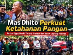 Mas Dhito Salurkan Traktor dan Benih Jagung Hibrida untuk Petani Ngadiluwih