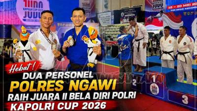 Personel Polres Ngawi Harumkan Nama Polda Jatim di Kapolri Cup 2026 Samarinda MDN