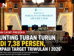 Angka Stunting Tuban Turun Drastis Jadi 7,38 Persen, Lampaui Target 2026