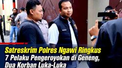 Satreskrim Polres Ngawi Ringkus 7 Pelaku Pengeroyokan di Geneng, Dua Korban Luka-Luka