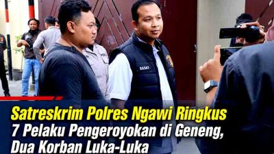 Polisi amankan pelaku pengeroyokan di Geneng