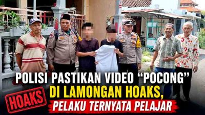 Polisi pastikan video pocong hoaks