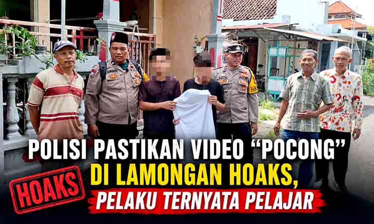Polisi pastikan video pocong hoaks