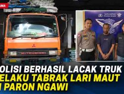Satlantas Polres Ngawi Ungkap Tabrak Lari Maut di Paron, Sopir Truk Akhirnya Ditangkap