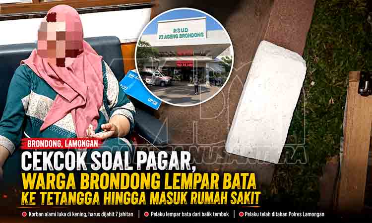 Polres Lamongan Tahan Perempuan Usai Aniaya Tetangga Gara Gara Tembok MDN