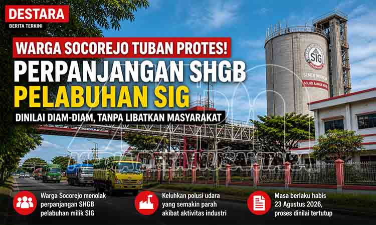 Protes perpanjangan SHGB di Tuban MDN