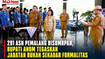 Ratusan CPNS Pemalang Resmi Menjadi PNS, Bupati Anom Tekankan Integritas dan Pelayanan Publik