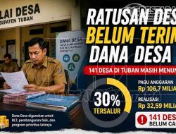 DD Tersendat, 141 Desa di Tuban Masih Menunggu Pencairan