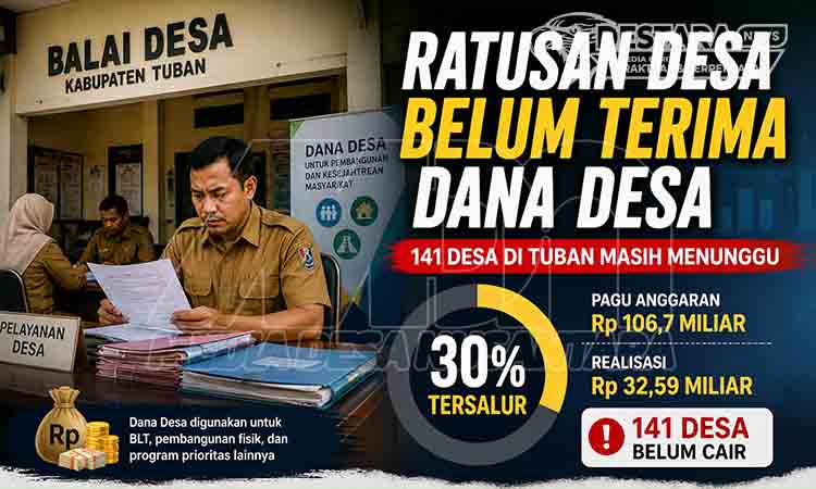 Ratusan Desa di Tuban Belum Terima Dana Desa 2026 MDN