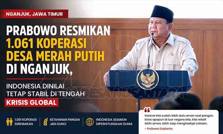 Resmikan Kopdes di Nganjuk MDN