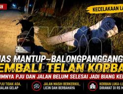 Ruas Mantup–Balongpanggang Kembali Makan Korban, Jalan Gelap dan Berkerikil Jadi Pemicu
