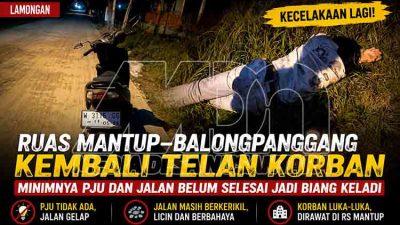Ruas Mantup–Balongpanggang Kembali Makan Korban MDN