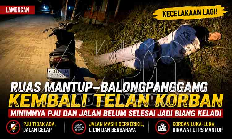 Ruas Mantup–Balongpanggang Kembali Makan Korban MDN