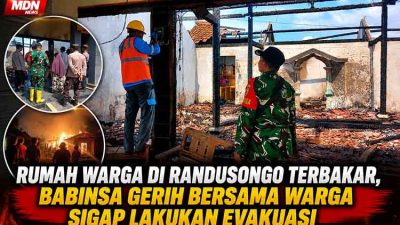 Rumah Warga di Randusongo Terbakar MDN