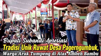 Ruwat Desa meriah tradisi syukur