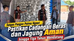 Satgas Pangan Polres Ngawi Pastikan Stok Beras dan Jagung Aman, Cukupi Kebutuhan Hingga 2-3 Tahun ke Depan