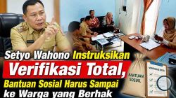 Setyo Wahono instruksikan verifikasi bantuan sosial