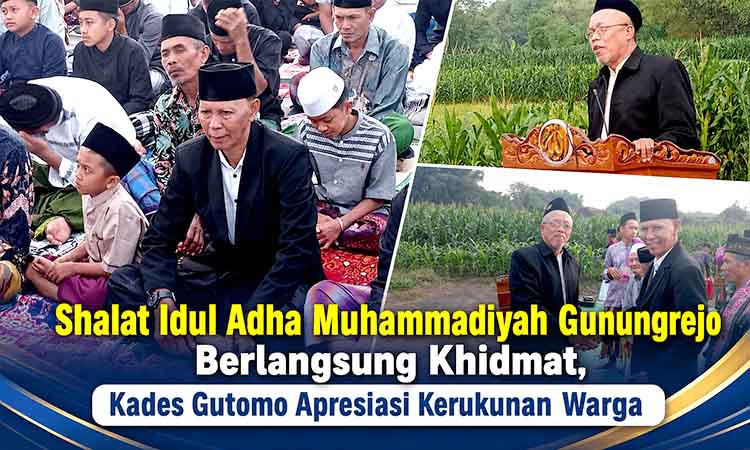 Sholat ID Muhamadiyah GN Rejo