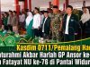 Kasdim 0711/Pemalang Hadiri Silaturahmi Akbar Harlah GP Ansor ke-92 dan Fatayat NU ke-76 di Pantai Widuri