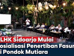 DLHK Sidoarjo Mulai Sosialisasi Penertiban Fasum di Pondok Mutiara