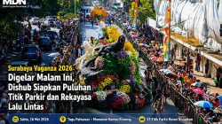 Surabaya Vaganza 2026 Digelar Malam Ini, Dishub Siapkan Puluhan Titik Parkir dan Rekayasa Lalu Lintas