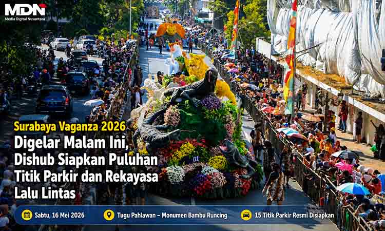 Surabaya Vaganza 2026 festival meriah