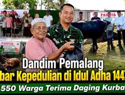 Dandim Pemalang Serahkan Hewan Kurban kepada Panitia Kurban Kodim 0711/Pemalang