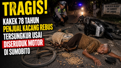 Tragis! Kakek 78 Tahun Penjual Kacang Rebus Tersungkur Usai Diseruduk Motor di Sumobito