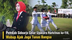 Upacara Harkitnas ke 118 Sidoarjo