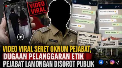 Video viral oknum camat Lamongan