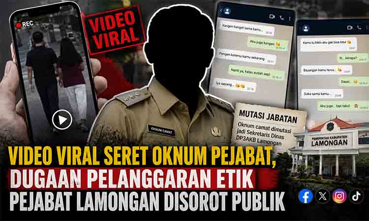 Video viral oknum camat Lamongan
