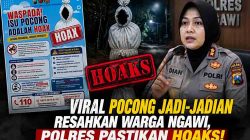 Viral Pocong Jadi jadian Resahkan Warga Ngawi, Polres Pastikan Hoaks!