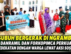 Subuh Bergerak di Ngrambe, Danramil dan Forkopimca Perkuat Kedekatan dengan Warga Lewat Aksi Sosial