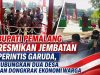 Bupati Pemalang Resmikan Jembatan Perintis Garuda, Hubungkan Dua Desa dan Dongkrak Ekonomi Warga
