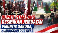 Bupati Pemalang Resmikan Jembatan Perintis Garuda, Hubungkan Dua Desa dan Dongkrak Ekonomi Warga