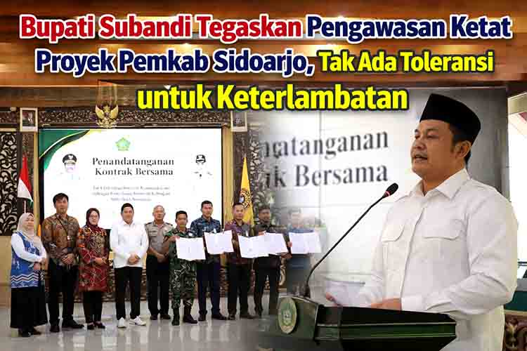 Bupati Subandi Tegaskan Pengawasan Ketat Proyek Pemkab Sidoarjo