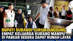 Sidak RTLH di Sedati, Bupati Subandi Instruksikan Perbaikan Empat Rumah Warga Pabean